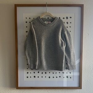 Zara Heather Gray Knit Sweater
